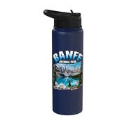 Parque Nacional Banff Canadá Alberta Moraine Lake Stainless Steel Insulated Water Bottle