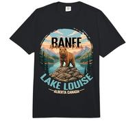 Parque Nacional Banff Lago Louise Alberta Canadá Oso Comfort Colors Adult Heavyweight T-Shirt