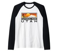 Parque Nacional Bryce Canyon Camiseta Manga Raglan