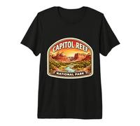 Parque Nacional Capitol Reef Souvenir Utah Memorabilia Visitante Camiseta Premium