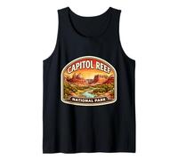 Parque Nacional Capitol Reef Souvenir Utah Memorabilia Visitante Camiseta sin Mangas