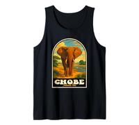 Parque Nacional Chobe Botswana Safari Elefante Arte Camiseta sin Mangas