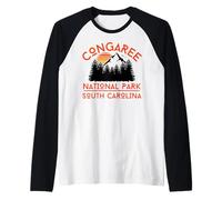 Parque Nacional Congaree Camiseta Manga Raglan