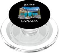Parque Nacional de Canadá Banff Montañas Rocosas Bandera Moraine Lake PopSockets PopGrip para MagSafe