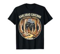 Parque Nacional de Las Cavernas de Carlsbad EST 1923 Cueva Vintage Camiseta