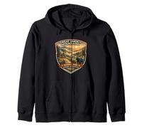 Parque Nacional de Las Grandes Montañas Humeantes Tennessee Carolina del Norte Sudadera con Capucha