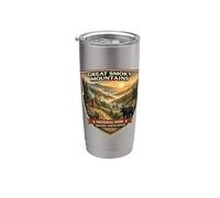 Parque Nacional de las Grandes Montañas Humeantes Tennessee Carolina del Norte Vaso térmico de acero inoxidable de doble pared