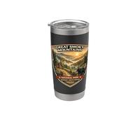 Parque Nacional de las Grandes Montañas Humeantes Tennessee Carolina del Norte Vaso térmico de acero inoxidable de doble pared