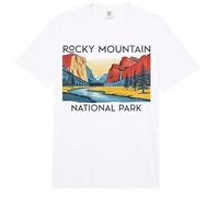 Parque Nacional de Las Montañas Comfort Colors Adult Heavyweight T-Shirt