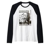Parque Nacional de Las Montañas de Guadalupe Camiseta Manga Raglan