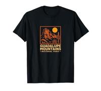 Parque Nacional de las Montañas de Guadalupe Estilo Vintage Diseño Camiseta