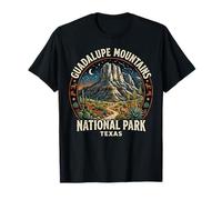 Parque Nacional de Las Montañas Guadalupe Texas Vintage Night Desert Camiseta