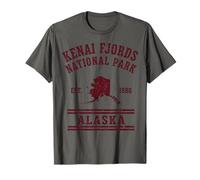 Parque Nacional de los Fiordos de Kenai EST. 1980 Alaska Camiseta