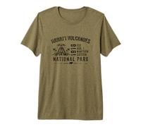 Parque Nacional de los Volcanes de Hawái Hawaii USA Senderismo Camping Camiseta Premium