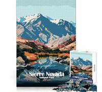 Parque Nacional de Sierra Nevada, España Rompecabezas de 1000 Piezas para Adultos y Adolescentes Ideal para ejercitar la Mente, aliviar el estrés y divertirse Cierre Seguro (50x75cm)
