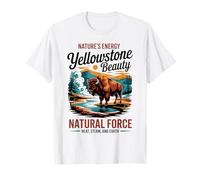 Parque Nacional de Yellowstone Retro Clásico Camiseta