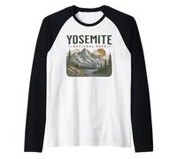 Parque Nacional de Yosemite Camiseta Manga Raglan