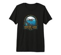 Parque Nacional del Lago del Cráter Oregon Monte Mazama Sender Camiseta Premium
