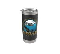Parque Nacional del Lago del Cráter Oregon Monte Mazama Sender Vaso térmico de acero inoxidable de doble pared