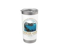 Parque Nacional del Lago del Cráter Oregon Monte Mazama Sender Vaso térmico de acero inoxidable de doble pared
