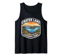 Parque Nacional del Lago del Cráter Souvenir Oregon Memorabilia Senderismo Camiseta sin Mangas