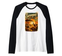 Parque Nacional del Serengeti Tanzania Serengeti Wildlife Tanzania Camiseta Manga Raglan