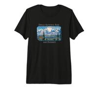 Parque Nacional Denali & Preserve Alaska USA Escalada de montaña Camiseta Premium