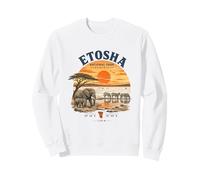 Parque Nacional Etosha Namibia Safari Vida Animal Atardecer Sudadera