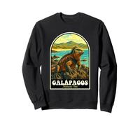 Parque Nacional Galápagos Iguana Vintage Art Sudadera