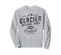 Parque Nacional Glaciar Rústico Sudadera