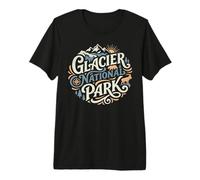 Parque Nacional Glacier Camiseta Premium