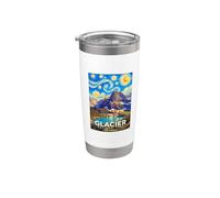 Parque Nacional Glacier Vaso térmico de acero inoxidable de doble pared