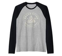 Parque Nacional Grand Teton Camiseta Manga Raglan