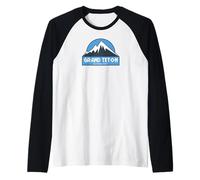 Parque Nacional Grand Teton Camiseta Manga Raglan
