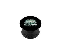 Parque Nacional Grand Teton Wyoming EST 1929 US Mountain PopSockets PopGrip Adhesivo