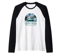 Parque Nacional Islas del Canal California EE.UU. Faro Camiseta Manga Raglan