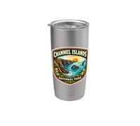 Parque Nacional Islas del Canal California Souvenir Visitante Vaso térmico de acero inoxidable de doble pared