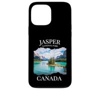 Parque Nacional Jasper Canadá Senderistas Montañas Souvenir Hombres Carcasa para iPhone 13 Pro MAX