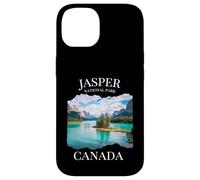 Parque Nacional Jasper Canadá Senderistas Montañas Souvenir Hombres Carcasa para iPhone 14