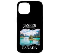 Parque Nacional Jasper Canadá Senderistas Montañas Souvenir Hombres Carcasa para iPhone 15