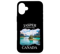 Parque Nacional Jasper Canadá Senderistas Montañas Souvenir Hombres Carcasa para iPhone 16 Plus