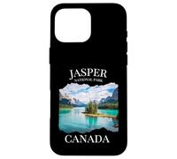 Parque Nacional Jasper Canadá Senderistas Montañas Souvenir Hombres Carcasa para iPhone 16 Pro MAX