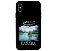 Parque Nacional Jasper Canadá Senderistas Montañas Souvenir Hombres Carcasa para iPhone X/XS