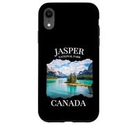 Parque Nacional Jasper Canadá Senderistas Montañas Souvenir Hombres Carcasa para iPhone XR