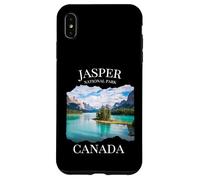 Parque Nacional Jasper Canadá Senderistas Montañas Souvenir Hombres Carcasa para iPhone XS MAX