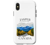 Parque Nacional Jasper Canadá Senderistas Montañas Souvenir Niños Carcasa para iPhone X/XS