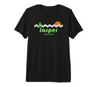 Parque Nacional Jasper Retro Camiseta Premium