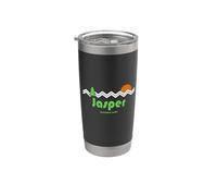 Parque Nacional Jasper Retro Vaso térmico de acero inoxidable de doble pared
