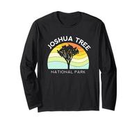 Parque nacional Joshua Tree California Vintage Retro Camping Manga Larga