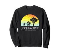 Parque nacional Joshua Tree California Vintage Retro Camping Sudadera